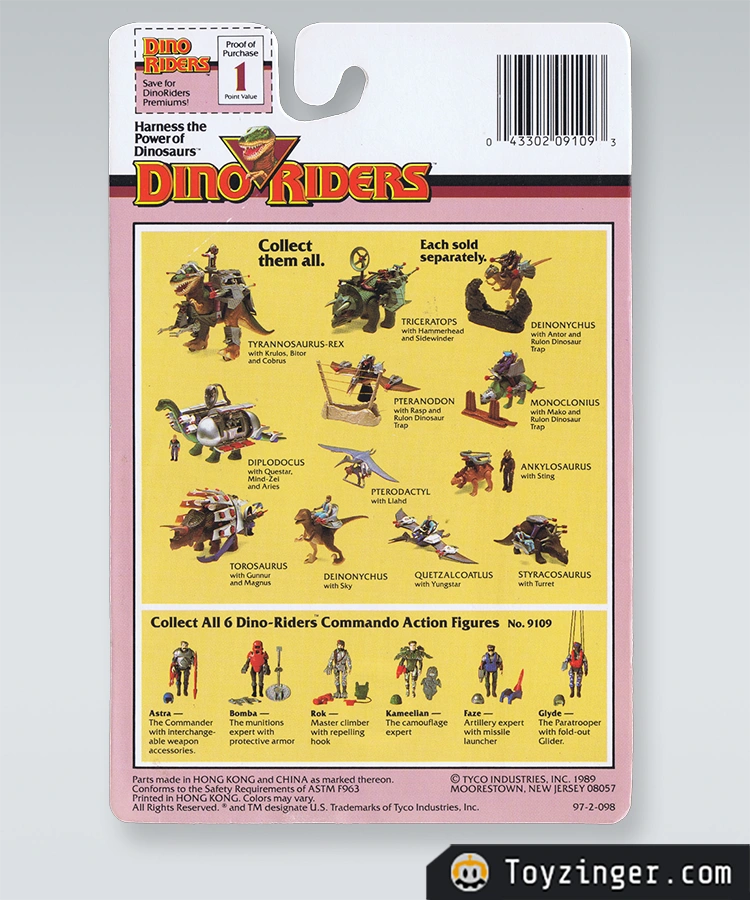 Dino-riders Vintage Figure