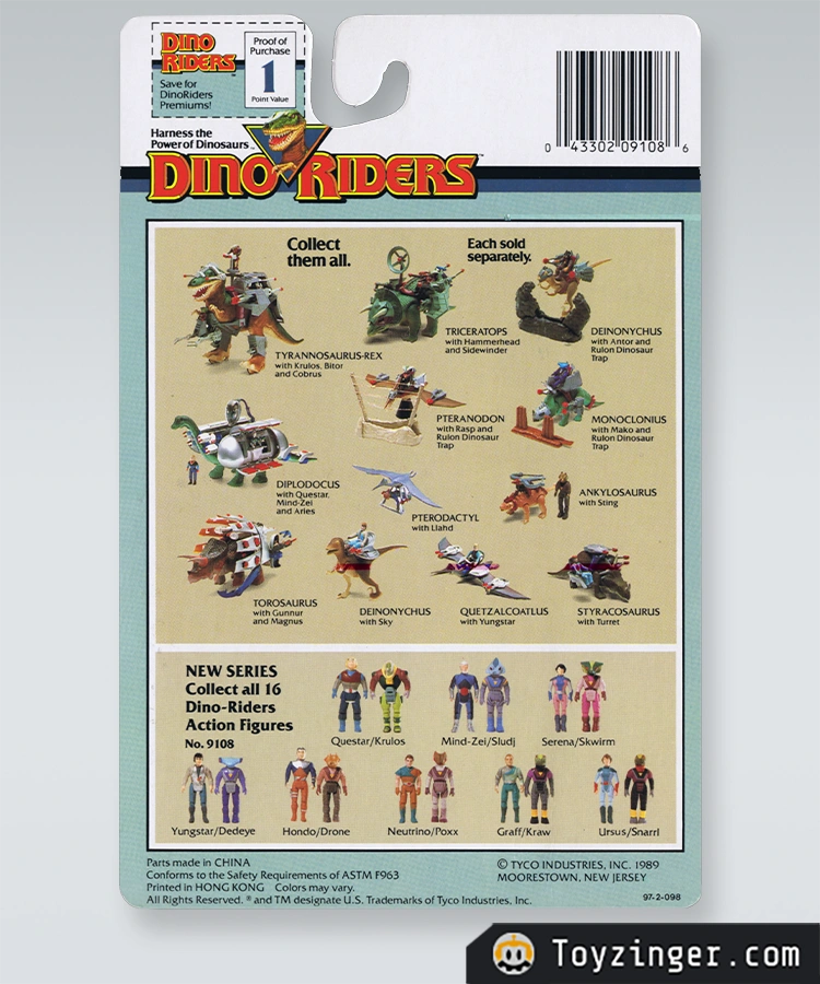 Dino-riders Vintage Figure