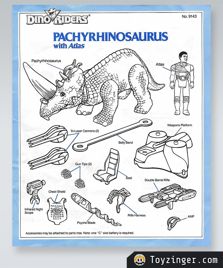 Dino-riders Vintage Figure