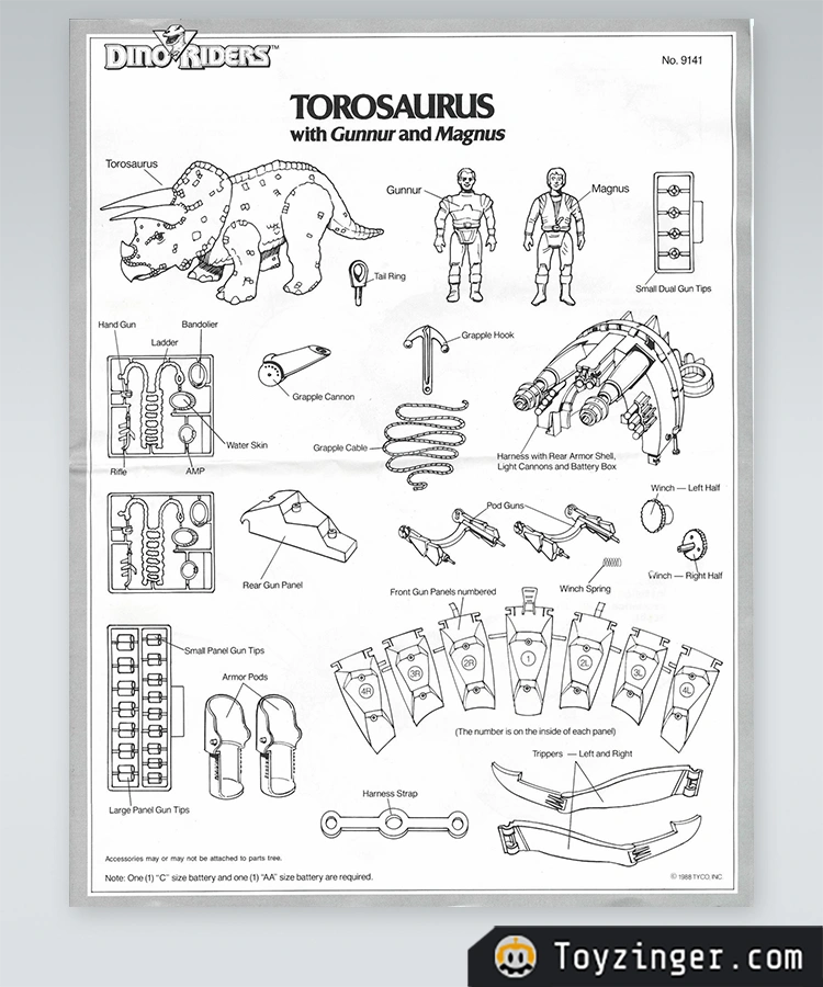 Dino-riders Vintage Figure