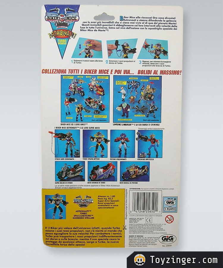 Biker Mice vintage figure - Astro Bros
