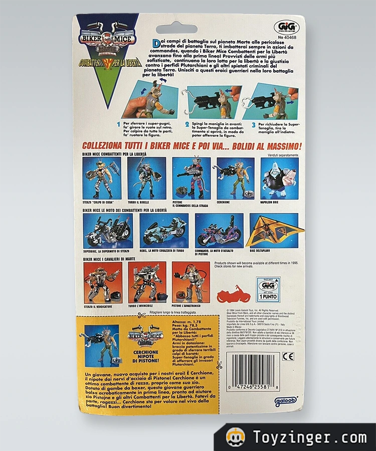 Biker Mice Figure - Freedom Fighters