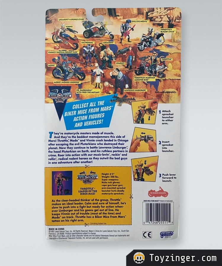 Biker Mice Vintage Figure