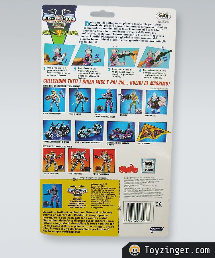 Biker Mice Figure - Freedom Fighters