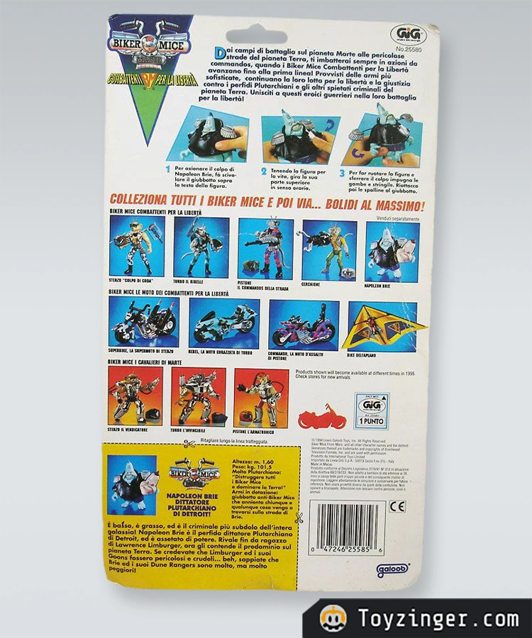 Biker Mice Figure - Freedom Fighters