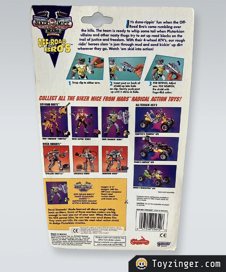 Biker Mice Figure - Off Road Bros