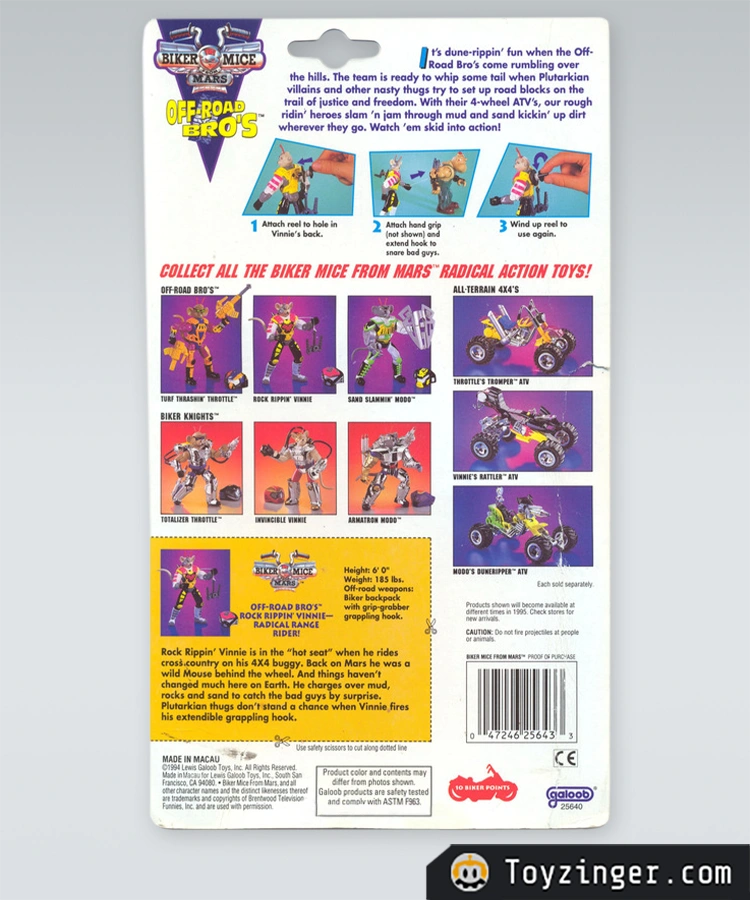 Biker Mice Figure - Off Road Bros