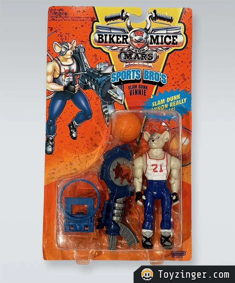 Biker Mice vintage figure - sport bros