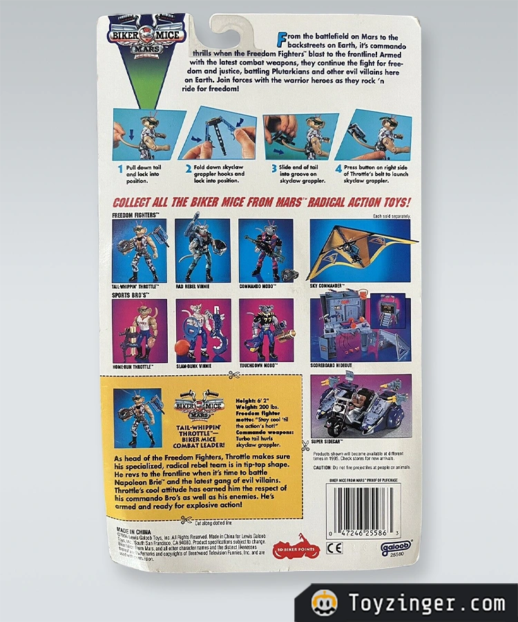 Biker Mice Figure - Freedom Fighters