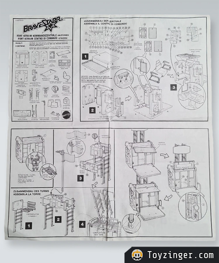 Bravestarr vintage figures