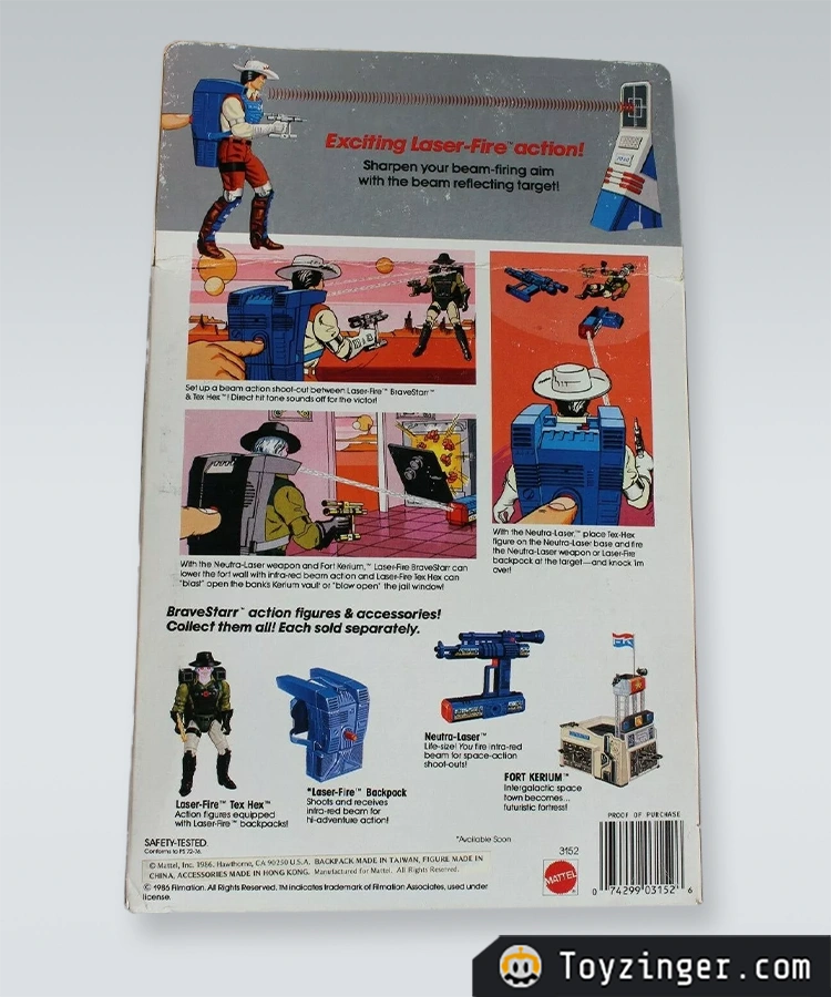 Bravestarr vintage figures