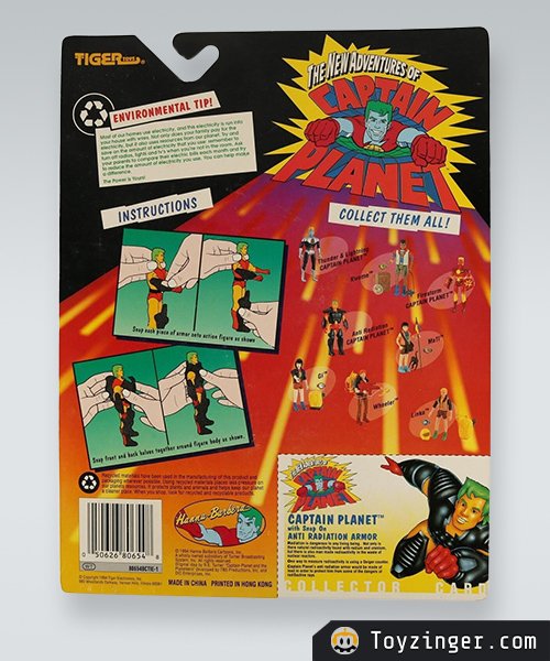 Captain Planet - TigerToys and Kenner