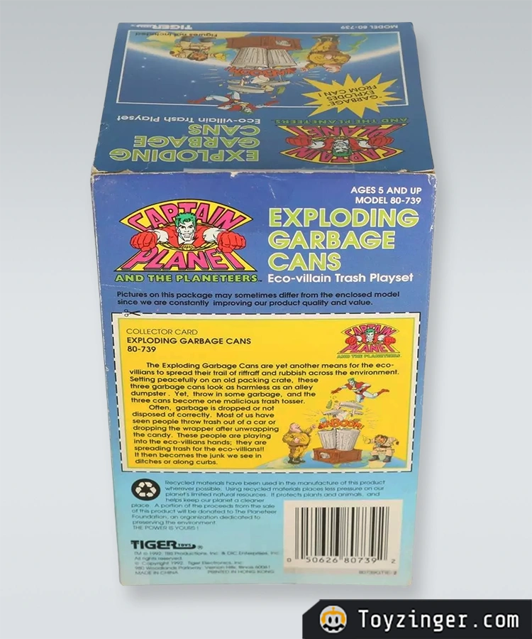 Captain Planet Vehicles and playsets