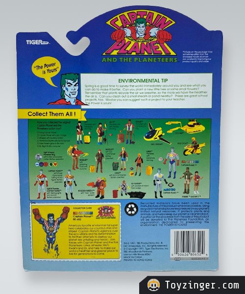Captain Planet - TigerToys and Kenner