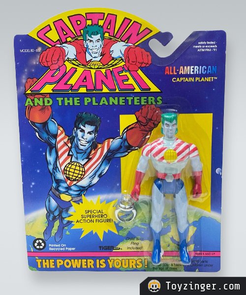 Captain Planet - TigerToys and Kenner
