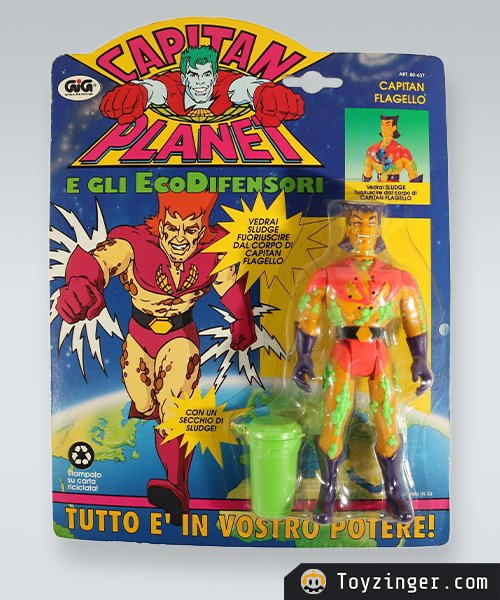 Captain Planet Vintage Figure