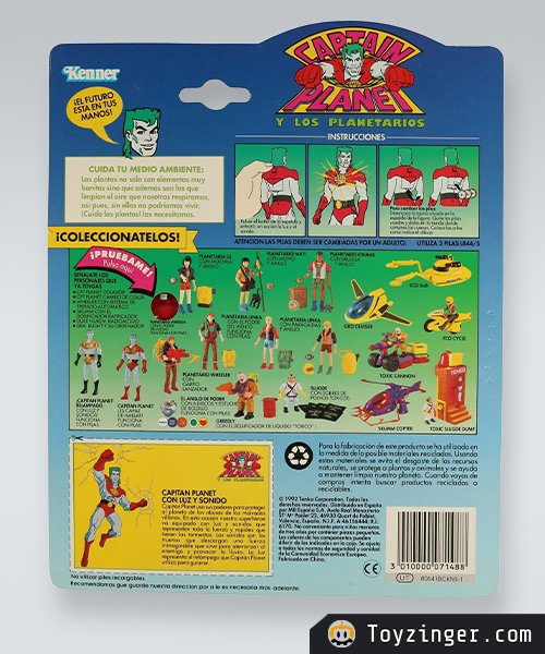 Captain Planet - TigerToys and Kenner