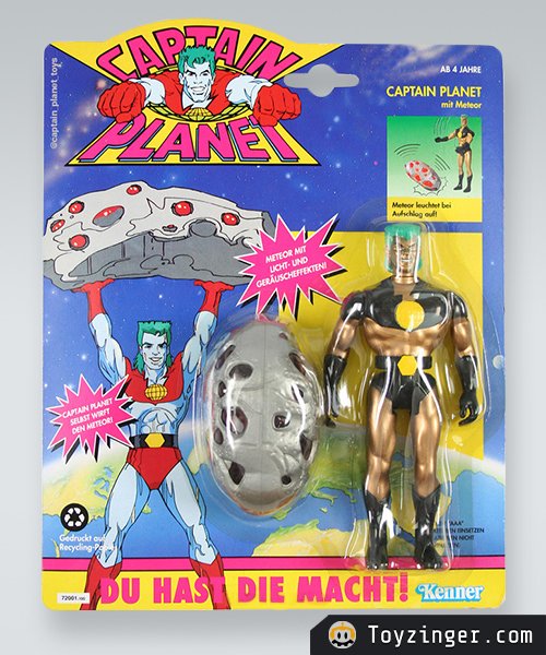 Captain Planet - TigerToys and Kenner