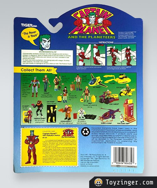 Captain Planet - TigerToys and Kenner