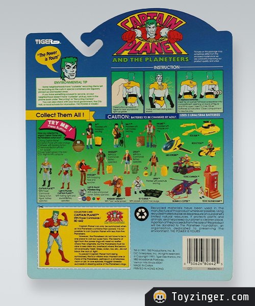 Captain Planet - TigerToys and Kenner