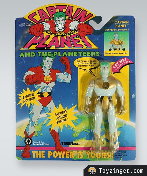 Captain Planet - TigerToys and Kenner