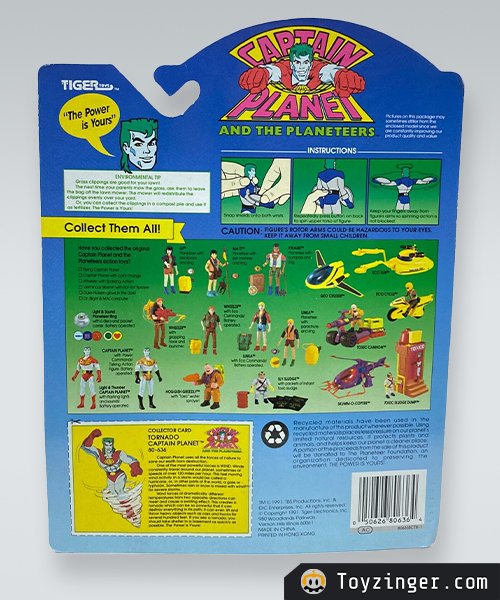 Captain Planet - TigerToys and Kenner