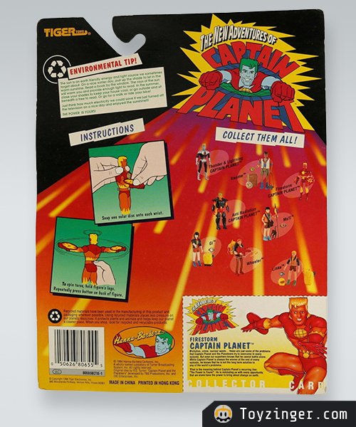 Captain Planet - TigerToys and Kenner