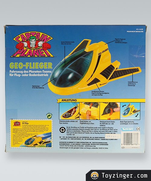 Captain Planet Vehicles and playsets