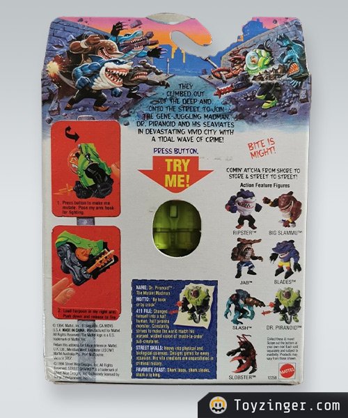 Street Sharks Vintage Figure