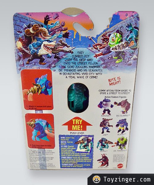 Street Sharks Vintage Figure