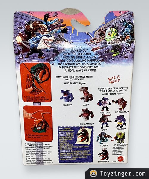 Street Sharks Vintage Figure
