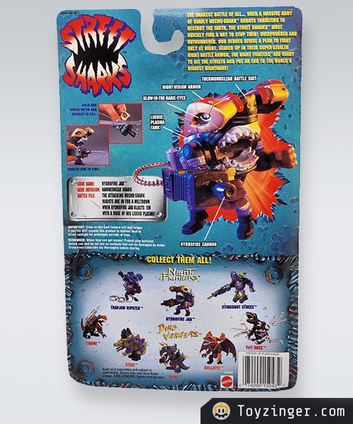 Street Sharks Vintage Figure