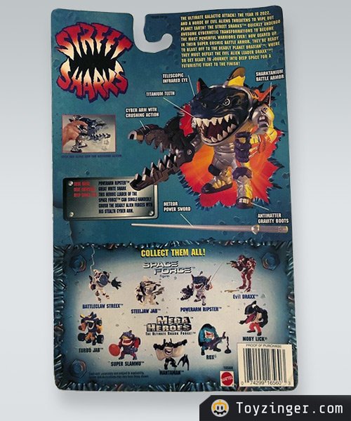 Street Sharks Vintage Figure