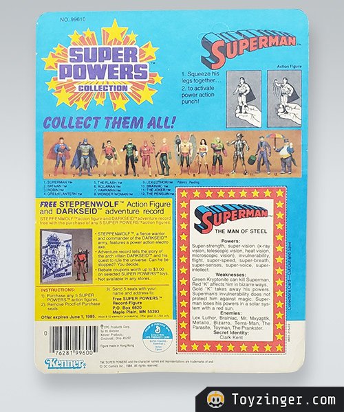 Super Powers Vintage Figure 1984