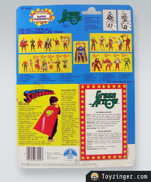 Super Powers Vintage Figure 1985