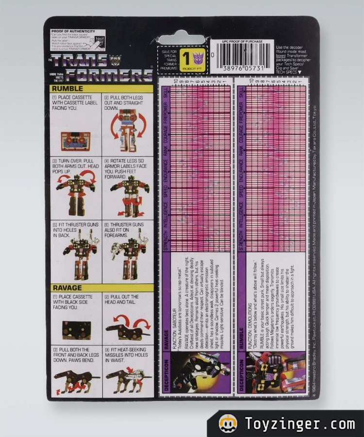 Transformers G1 Vintage Figure